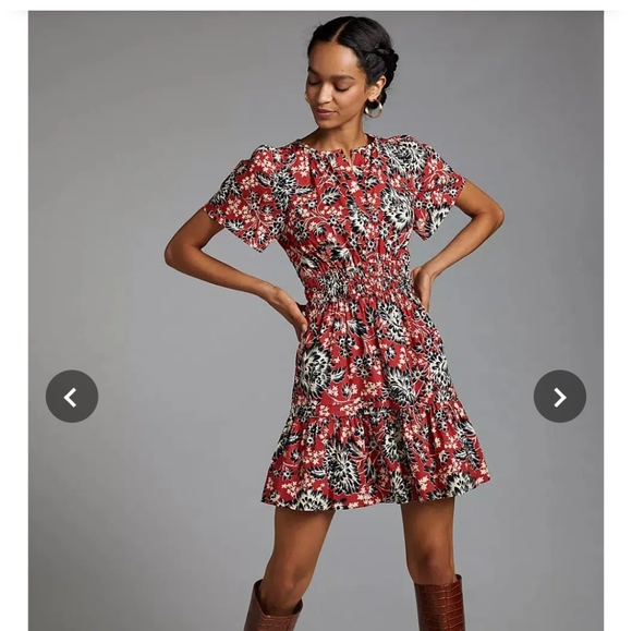 SOLD - NWT Anthropologie Sommerest Mini Dress - Picture 1 of 6